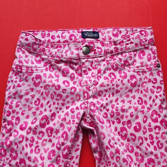 Place jeggings animal print pink girls' size 10 - Picture 2 of 8